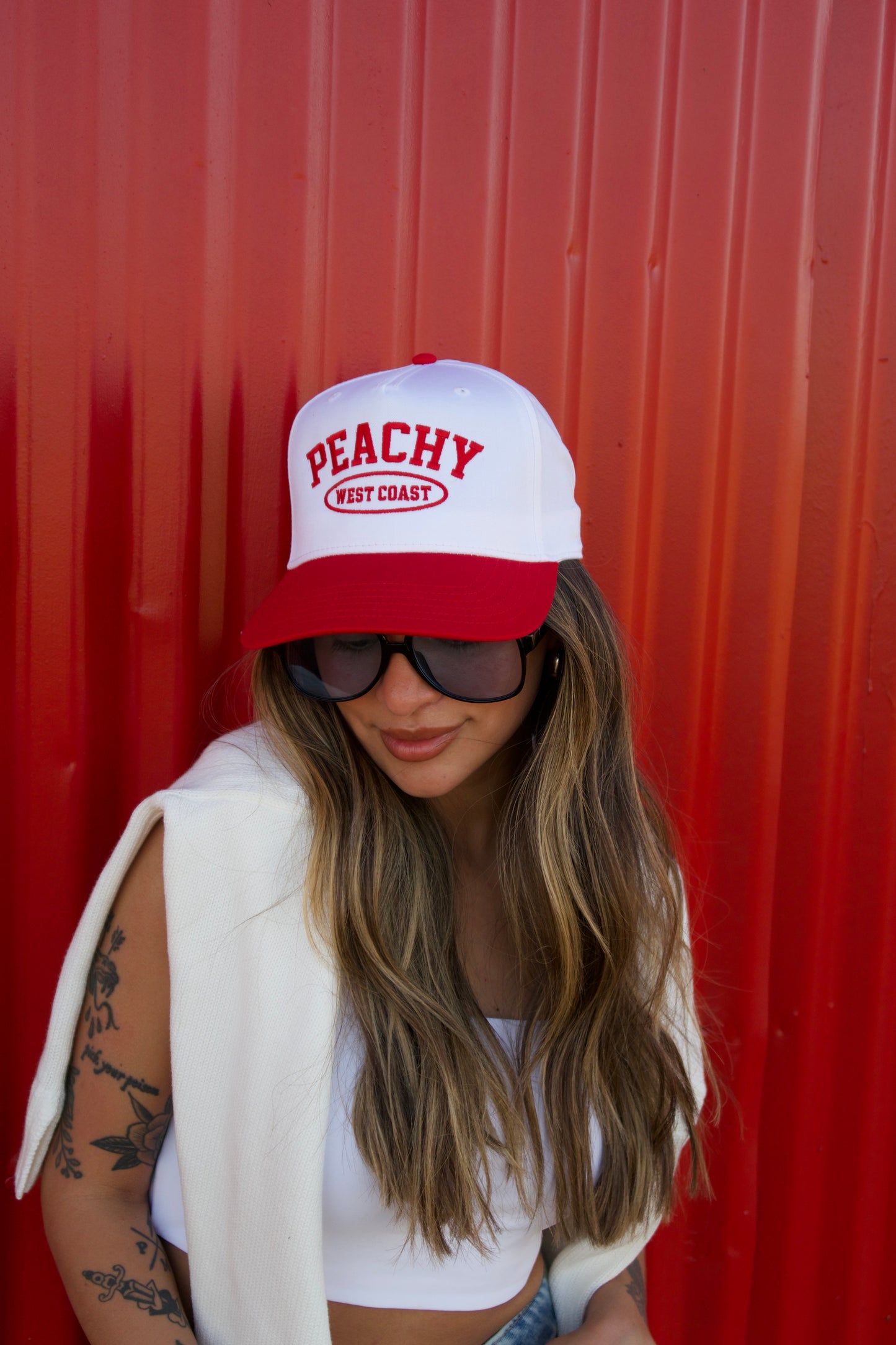 Peachy West Coast Trucker Hat