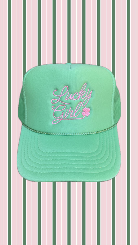 Lucky Girl Trucker Hat