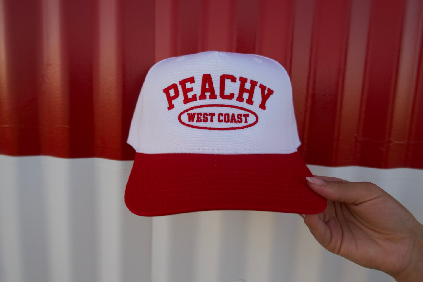 Peachy West Coast Trucker Hat