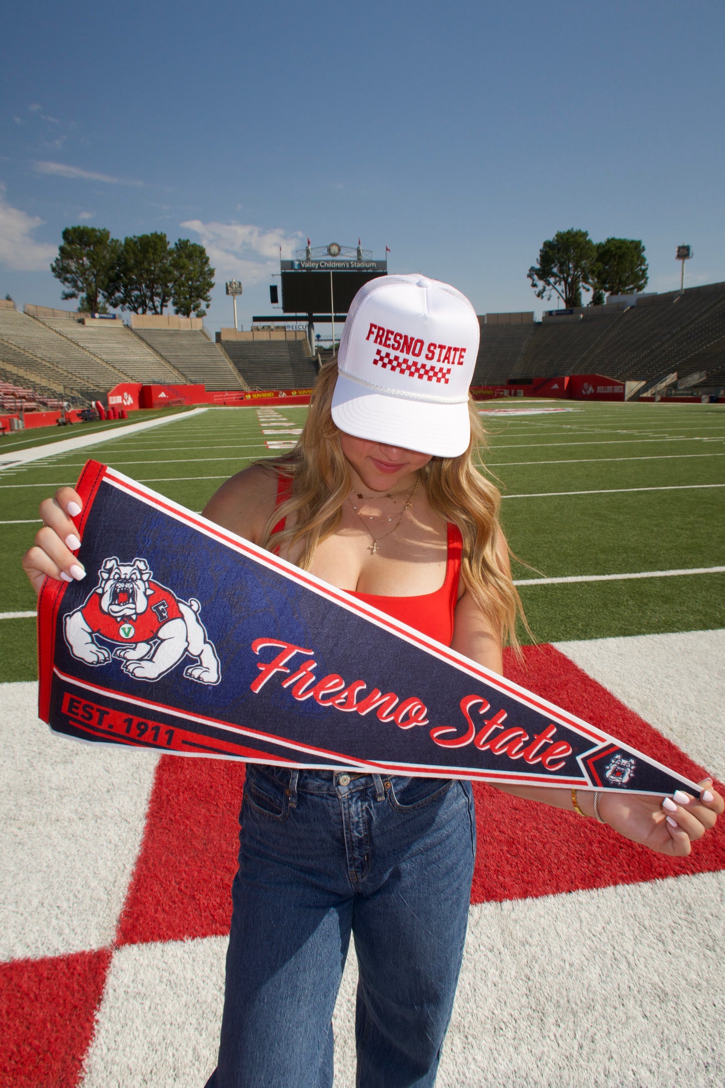 Fresno State Checkers - Trucker Hat