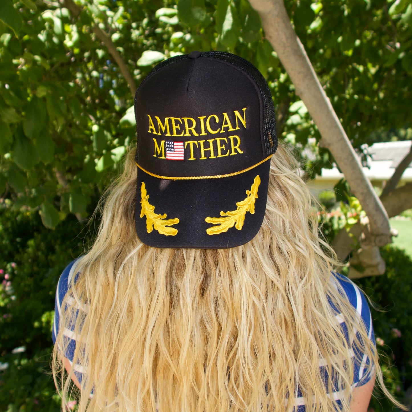 American Mother Trucker Hat